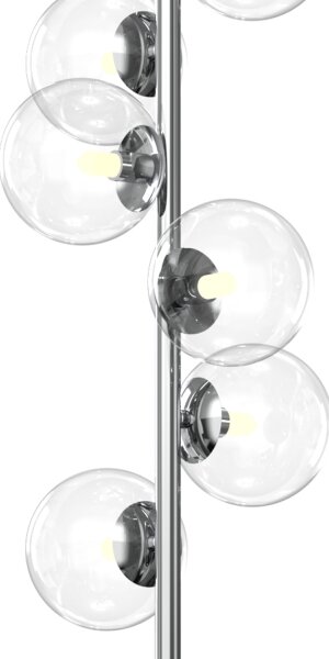 ONLI - Подова лампа KIMBERLY 6xG9/6W/230V лъскав хром