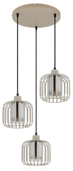 Globo 15758-3H - Полилей на кабел ALFRED 3xE27/40W/230V