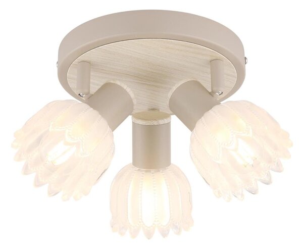 Globo 54317-3 - Точково осветително тяло PLANTA 3xE14/40W/230V