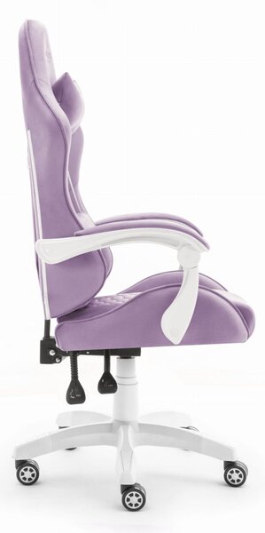 Геймърски стол HC-1000 PURPLE - кадифена тъкан