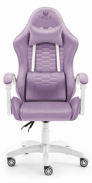 Геймърски стол HC-1000 PURPLE - кадифена тъкан