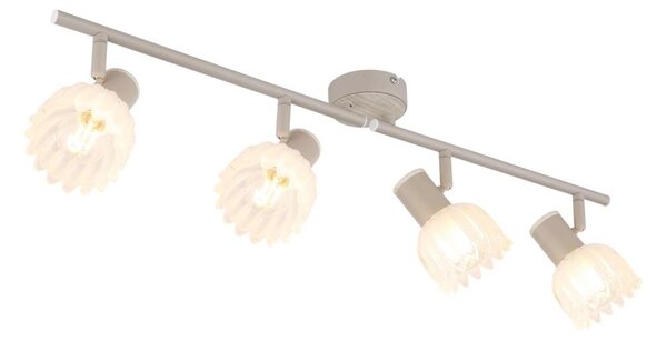 Globo 54317-4 - Точково осветително тяло PLANTA 4xE14/40W/230V