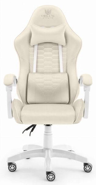 Геймърски стол HC-1000 BEIGE - кадифена тъкан