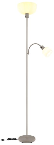 Globo 59947S - Подова лампа HINTON 1xE27/40W/230V + 1xE14/25W