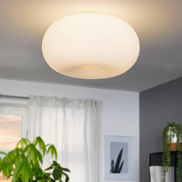 EGLO Дискретна светлина за таван Optica 35 cm, Затъмняване, Бял, Коридор, Метал, Модерен