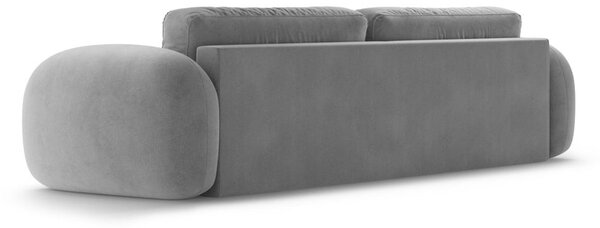 Тъмносив кадифен сгъваем/с място за съхранение диван 262 cm Tonale – Cosmopolitan Design