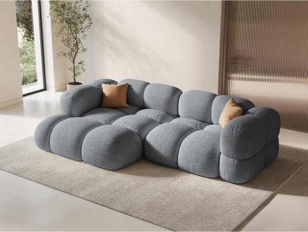 Сив ъглов диван (ляв ъгъл) Loretto – Cosmopolitan Design
