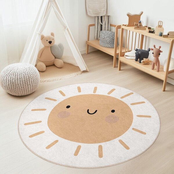 Детски килим подходящ за пране ø100 cm Sunny World – Mila Home