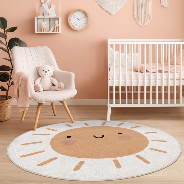Детски килим подходящ за пране ø100 cm Sunny World – Mila Home
