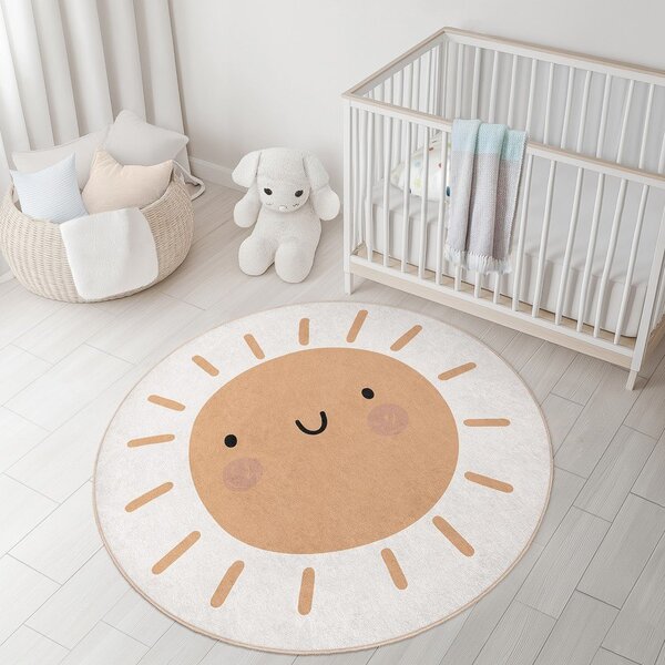Детски килим подходящ за пране ø100 cm Sunny World – Mila Home