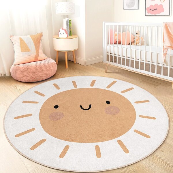 Детски килим подходящ за пране ø100 cm Sunny World – Mila Home
