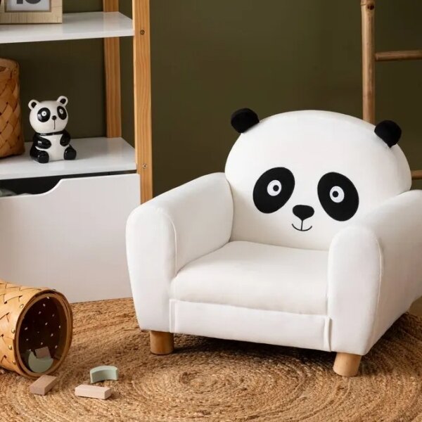 Atmosphera - LED детска нощна лампа PANDA LED/3xLR44