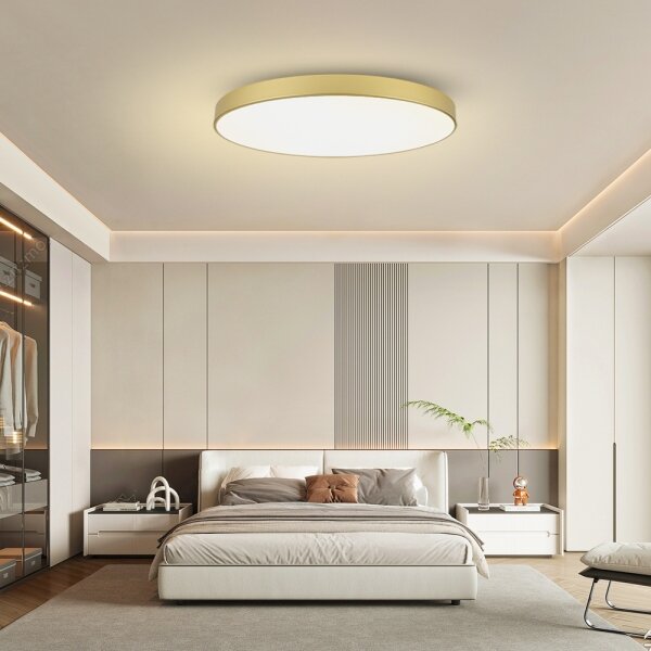 Brilagi-LED Таванно осветително тяло POOL LED, 128 W, 230 V, 3000/4000/6000 K, Ø 100 см, златисто