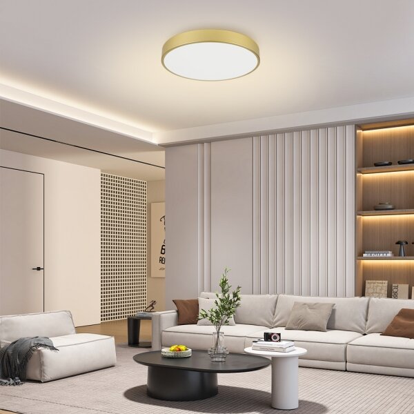 Brilagi - LED таванен осветител POOL LED/60W/230V 3000/4000/6000K, диаметър 60 см, златист
