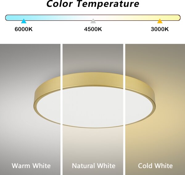 Brilagi - димируемо LED осветително тяло POOL SMART LED/100W/230V 80 см златно Wi-Fi Tuya+дистанционно