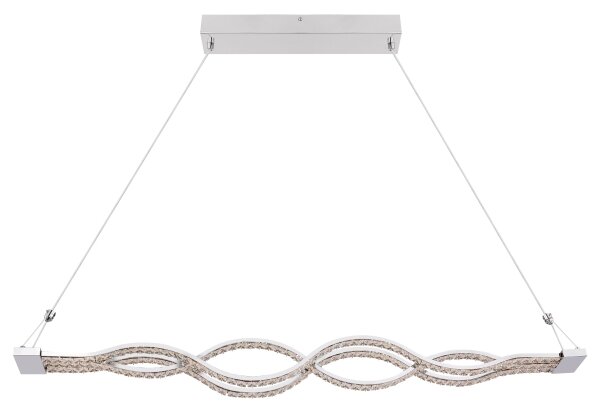 Globo 67109-30 - LED димируема висяща лампа на кабел PILLA LED/30W/230V + дистанционно управление