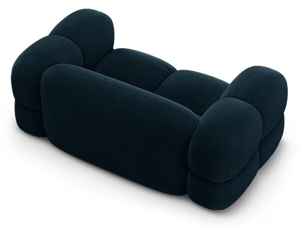 Тъмносин кадифен диван 180 cm Loretto – Cosmopolitan Design