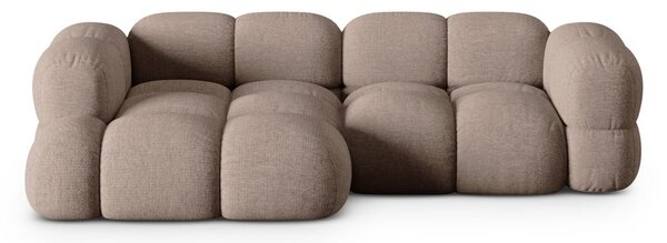 Кафяв ъглов диван (ляв ъгъл) Loretto – Cosmopolitan Design