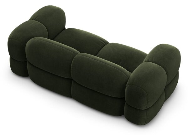 Зелен кадифен диван 210 cm Loretto – Cosmopolitan Design