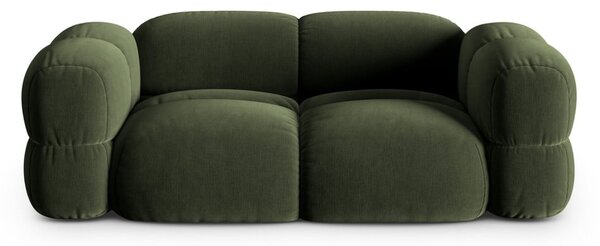 Зелен кадифен диван 210 cm Loretto – Cosmopolitan Design