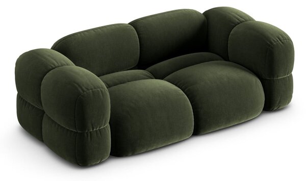 Зелен кадифен диван 210 cm Loretto – Cosmopolitan Design