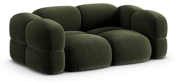 Зелен кадифен диван 210 cm Loretto – Cosmopolitan Design