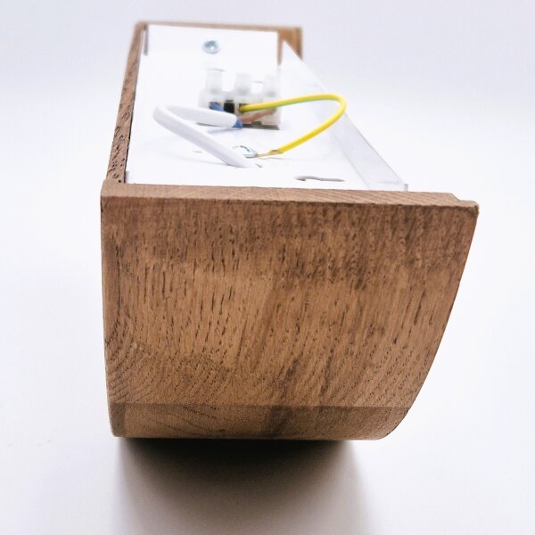 Brilagi - LED стенен лампион CARVALHO 1xE27/60W/230V дъб череша
