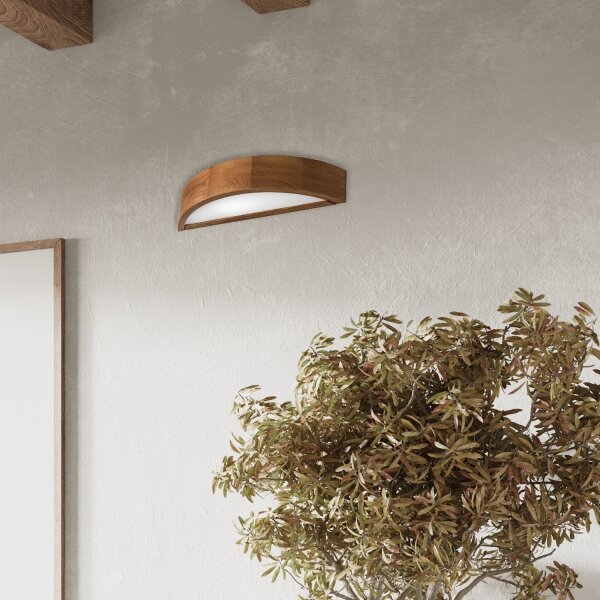Brilagi - LED стенен лампион CARVALHO 1xE27/60W/230V дъб череша