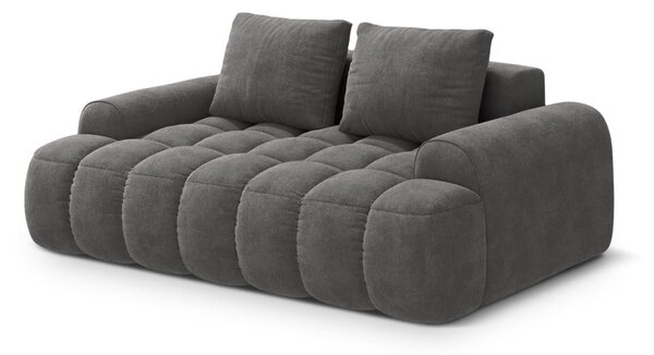 Сив кадифен диван 175 cm Linz – Cosmopolitan Design