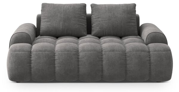 Сив кадифен диван 175 cm Linz – Cosmopolitan Design
