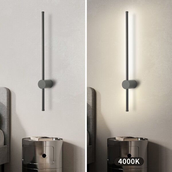 Brilagi - LED външно стенно осветително тяло AURA LED/12W/230V 4000K IP54 антрацит