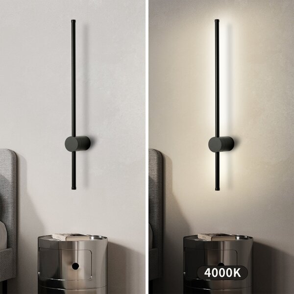 Brilagi - LED външна стенна лампа AURA LED/12W/230V 4000K IP54 черна
