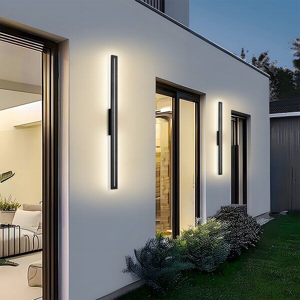 Brilagi - LED външно стенно осветително тяло LINEO LED/24W/230V 3000K IP65 черно