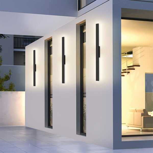 Brilagi - LED външно стенно осветително тяло LUNA LED/24W/230V 4000K IP65 черно