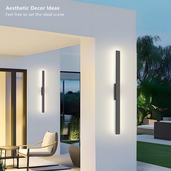 Brilagi - външно стенно LED осветително тяло LUNA LED/24W/230V 3000K IP65 антрацит