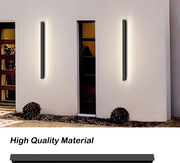Brilagi - Външно стенно LED осветително тяло LINEAR LED/22W/230V 4000K IP65 черно