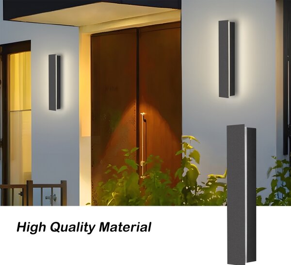 Brilagi - LED външно стенно осветително тяло LINEAR LED/8W/230V 3000K IP65 антрацит