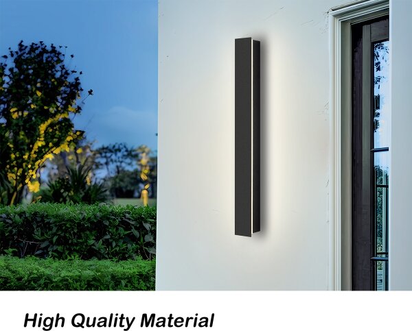 Brilagi - Външно стенно LED осветително тяло LINEAR LED/12W/230V 4000K IP65 черно
