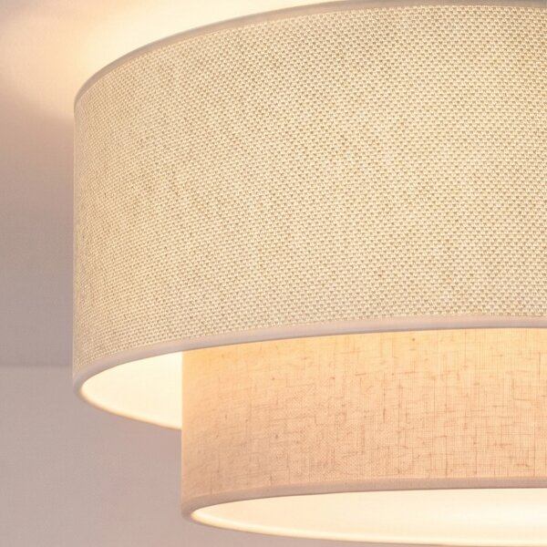Brilagi - LED плафониера BOHO ECO 1xE27/10W/230V Ø 40 см кремава