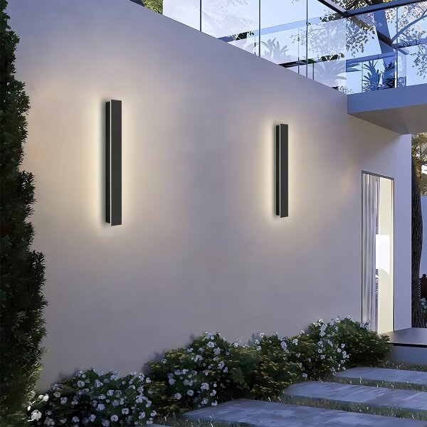 Brilagi - Външно стенно LED осветително тяло LINEAR LED/12W/230V 4000K IP65 черно