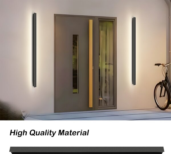 Brilagi - LINEAR LED външно стенно осветително тяло 32W/230V 3000K IP65 черно