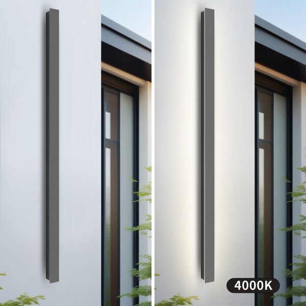 Brilagi - LED външно стенно осветително тяло LINEAR LED/32W/230V 4000K IP65 антрацит