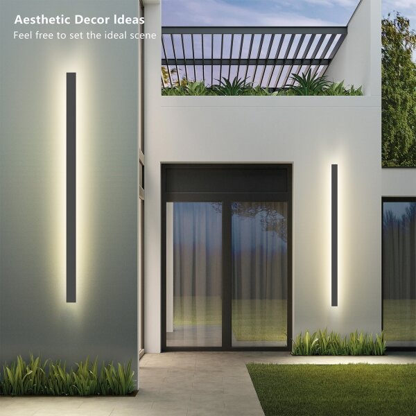 Brilagi - LED външно стенно осветително тяло LINEAR LED/32W/230V 4000K IP65 антрацит