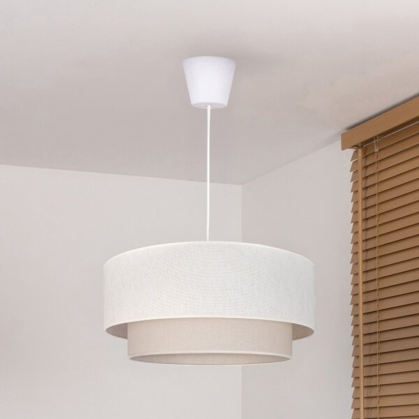 Brilagi - LED полилей на кабел BOHO ECO 1xE27/10W/230V пр. 40 см в кремав цвят