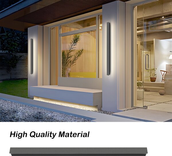 Brilagi - LED външен стенен осветител LINEAR LED/22W/230V 4000K IP65 антрацит