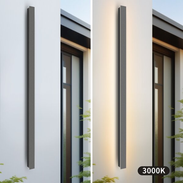 Brilagi - LED външен стенен осветител LINEAR LED/32W/230V 3000K IP65 антрацит