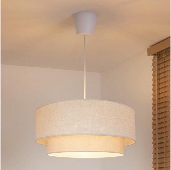 Brilagi - LED полилей на кабел BOHO ECO 1xE27/10W/230V пр. 40 см в кремав цвят