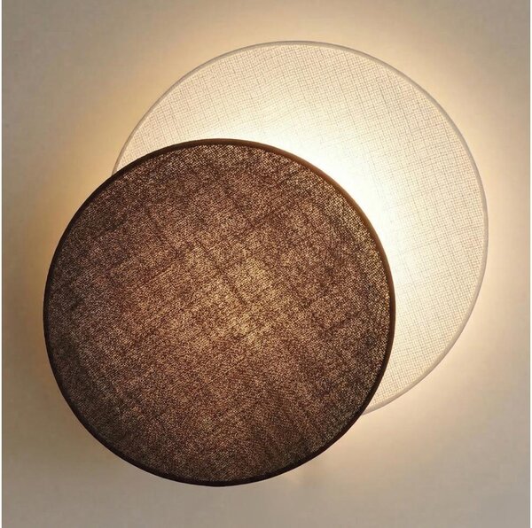Brilagi - Стенно осветително тяло CIRCLES 1xE27/60W/230V диаметър 45 см кремаво/кафяво