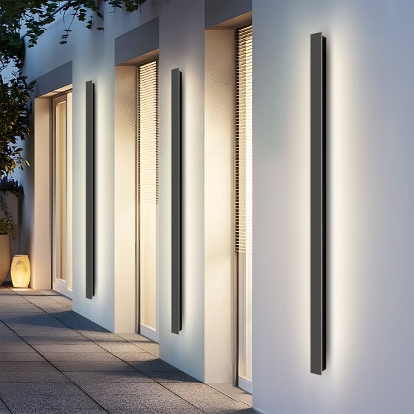 Brilagi - LINEAR LED външно стенно осветително тяло 32W/230V 3000K IP65 черно