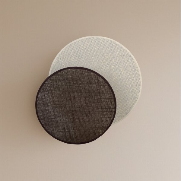 Brilagi - Стенно осветително тяло CIRCLES 1xE27/60W/230V Ø 35 cm кремаво/кафяво